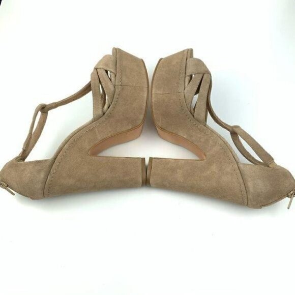 Steve Madden platforms sz 8.5 P-gabbi suede chunky - Picture 7 of 14
